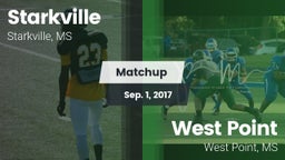 Matchup: Starkville High vs. West Point  2017