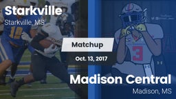 Matchup: Starkville High vs. Madison Central  2017