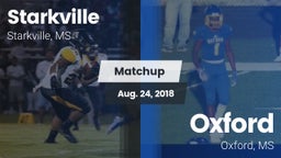 Matchup: Starkville High vs. Oxford  2018