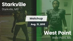 Matchup: Starkville High vs. West Point  2018