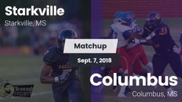 Matchup: Starkville High vs. Columbus  2018