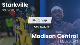 Matchup: Starkville High vs. Madison Central  2018