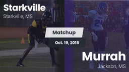 Matchup: Starkville High vs. Murrah  2018