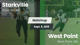 Matchup: Starkville High vs. West Point  2019
