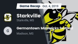 Recap: Starkville  vs. Germantown Mavericks football 2019