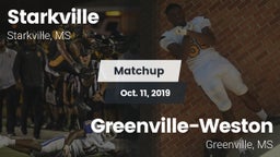 Matchup: Starkville High vs. Greenville-Weston  2019