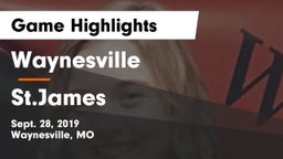 Waynesville  vs St.James Game Highlights - Sept. 28, 2019