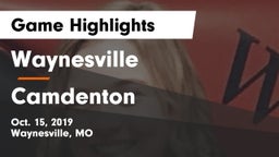 Waynesville  vs Camdenton  Game Highlights - Oct. 15, 2019