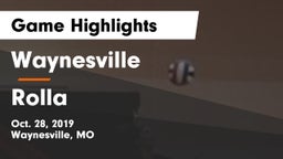 Waynesville  vs Rolla  Game Highlights - Oct. 28, 2019