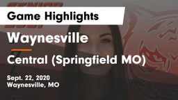 Waynesville  vs Central  (Springfield MO) Game Highlights - Sept. 22, 2020