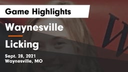 Waynesville  vs Licking  Game Highlights - Sept. 28, 2021