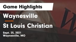 Waynesville  vs St Louis Christian Game Highlights - Sept. 25, 2021