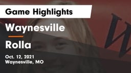 Waynesville  vs Rolla  Game Highlights - Oct. 12, 2021