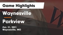 Waynesville  vs Parkview  Game Highlights - Oct. 21, 2021