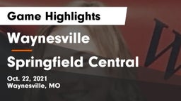 Waynesville  vs Springfield Central Game Highlights - Oct. 22, 2021