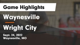 Waynesville  vs Wright City  Game Highlights - Sept. 24, 2022