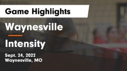 Waynesville  vs Intensity Game Highlights - Sept. 24, 2022