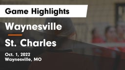 Waynesville  vs St. Charles  Game Highlights - Oct. 1, 2022