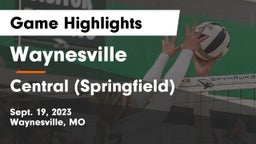 Waynesville  vs Central  (Springfield) Game Highlights - Sept. 19, 2023