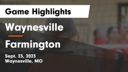 Waynesville  vs Farmington  Game Highlights - Sept. 23, 2023