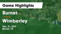 Burnet  vs Wimberley  Game Highlights - Dec. 31, 2019