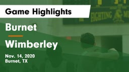 Burnet  vs Wimberley  Game Highlights - Nov. 14, 2020