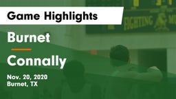 Burnet  vs Connally  Game Highlights - Nov. 20, 2020