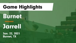 Burnet  vs Jarrell  Game Highlights - Jan. 22, 2021