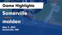 Somerville  vs malden  Game Highlights - May 3, 2024