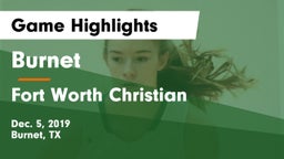 Burnet  vs Fort Worth Christian  Game Highlights - Dec. 5, 2019
