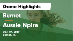 Burnet  vs Aussie Npire Game Highlights - Dec. 27, 2019