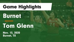 Burnet  vs Tom Glenn  Game Highlights - Nov. 13, 2020