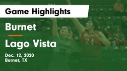 Burnet  vs Lago Vista  Game Highlights - Dec. 12, 2020