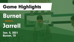 Burnet  vs Jarrell  Game Highlights - Jan. 5, 2021