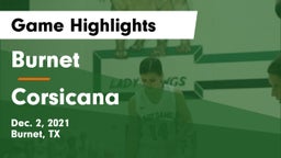 Burnet  vs Corsicana Game Highlights - Dec. 2, 2021