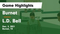 Burnet  vs L.D. Bell Game Highlights - Dec. 3, 2021