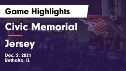 Civic Memorial  vs Jersey  Game Highlights - Dec. 2, 2021