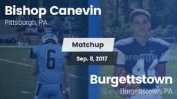 Matchup: Bishop Canevin High vs. Burgettstown  2017
