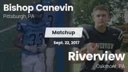 Matchup: Bishop Canevin High vs. Riverview  2017