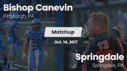 Matchup: Bishop Canevin High vs. Springdale  2017