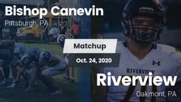 Matchup: Bishop Canevin High vs. Riverview  2020