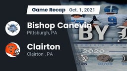 Recap: Bishop Canevin  vs. Clairton  2021