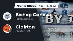 Recap: Bishop Canevin  vs. Clairton  2022