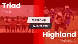 Matchup: Triad  vs. Highland  2017