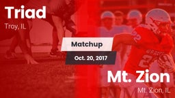 Matchup: Triad  vs. Mt. Zion  2017