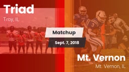 Matchup: Triad  vs. Mt. Vernon  2018