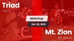 Matchup: Triad  vs. Mt. Zion  2019