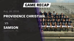 Recap: Providence Christian  vs. Samson  2016