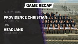 Recap: Providence Christian  vs. Headland  2016