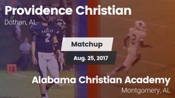 Matchup: Providence vs. Alabama Christian Academy  2017